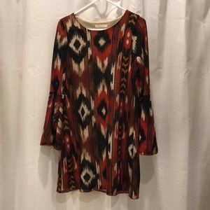 Bell sleeve dress